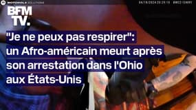  "Je ne peux pas respirer": un Afro-américain meurt après son arrestation dans l'Ohio aux États-Unis 