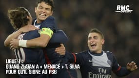 Quand Zlatan a « menacé » T. Silva pour qu’il signe au PSG 
