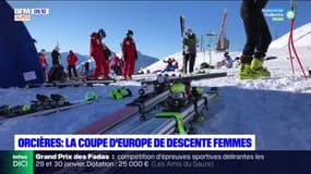 Orcières : la coupe d'Europe de descente femmes