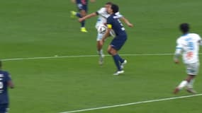 Harit a pris rouge pour une faute sur Marquinhos, OM-PSG, 27 octobre 2024