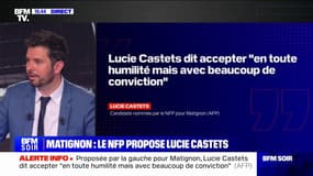 Choisie par le NFP pour Matignon, Lucie Castets déclare accepter "en toute humilité, mais avec beaucoup de conviction" cette désignation