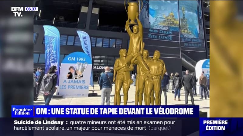 Le fils de Bernard Tapie veut ériger une statue de son père devant le Vélodrome