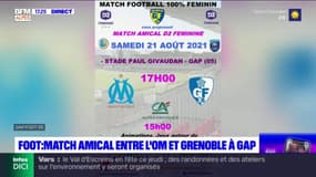 Gap: match amical de D2 féminine entre l'OM et Grenoble