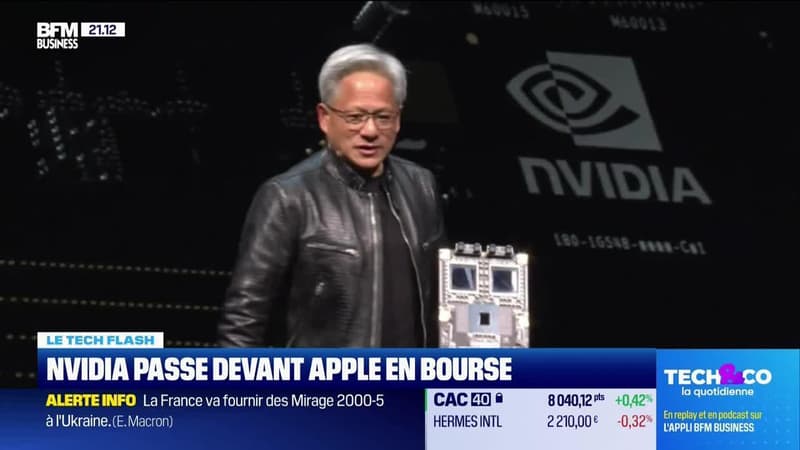 Le Tech Flash : Nvidia passe devant Apple en Bourse par Léa Benaim - 06/06