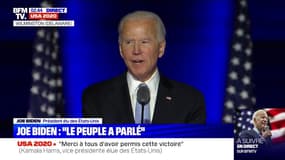 Joe Biden: "Il ne faut pas traiter nos adversaires comme nos ennemis, ce sont des Américains"