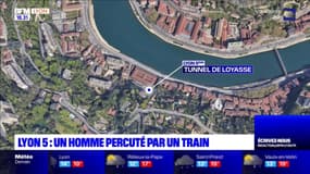 Lyon: un homme en urgence absolue après avoir été percuté par un train dans le tunnel de Loyasse