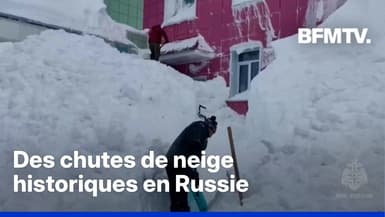 Russie: des chutes de neige historiques laissent des images impressionnantes 