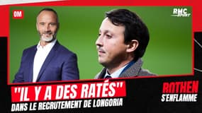 OM : "Il y a des ratés dans le recrutement de Longoria", juge Di Meco