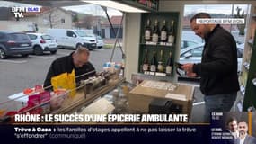 Rhône: sans épicerie depuis trois ans, cette commune fait appel à une supérette mobile