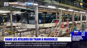 Marseille : dans les ateliers du tram de la RTM