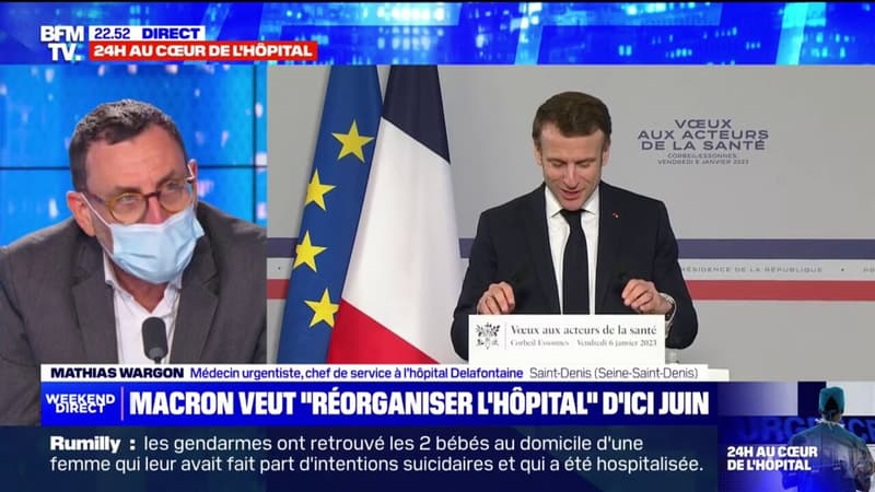 Vœux d’Emmanuel Macron à la santé: pour Mathias Wargon, « il n’y a pas beaucoup de choses concrètes »