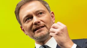 Le ministre des Finances allemand Christian Lindner à Stuttgart, dans le sud de l'Allemagne, le 6 janvier 2022