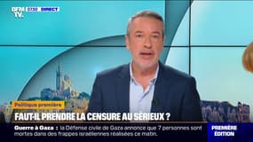 ÉDITO - "Si les socialistes votent la motion de censure, ce sera un échec de la méthode Bayrou"