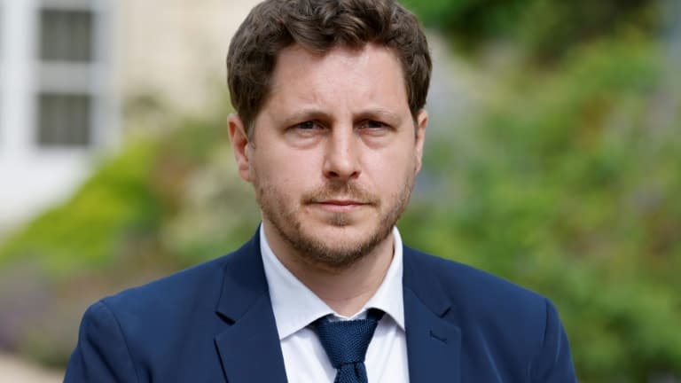 Julien Bayou, secrétaire national des Verts, et co-président du groupe des députés EELV, le 22 juin 2022 à Paris