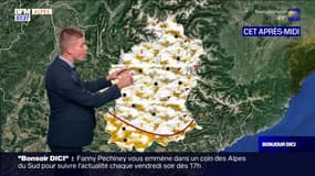 Météo DICI: éclaircies et pluies au programme de ce lundi, 30°C à Gap