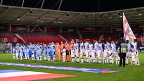 Les hymnes avant Israël-France (Ligue des nations), le 10 octobre 2024