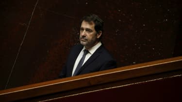 L'ex-ministre de l'Intérieur Christophe Castaner, le 31 mars 2020 à l'Assemblée nationale à Paris