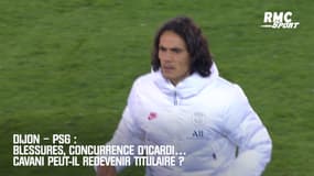 Dijon – PSG : Blessures, concurrence d’Icardi… Cavani peut-il redevenir titulaire ?