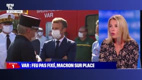 Story 2 : Le feu pas fixé, Emmanuel Macron auprès des pompiers dans le Var - 17/08