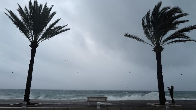 La tempête Alex, Nice