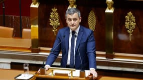 Gérald Darmanin à l'Assemblée nationale le 11 décembre 2023 