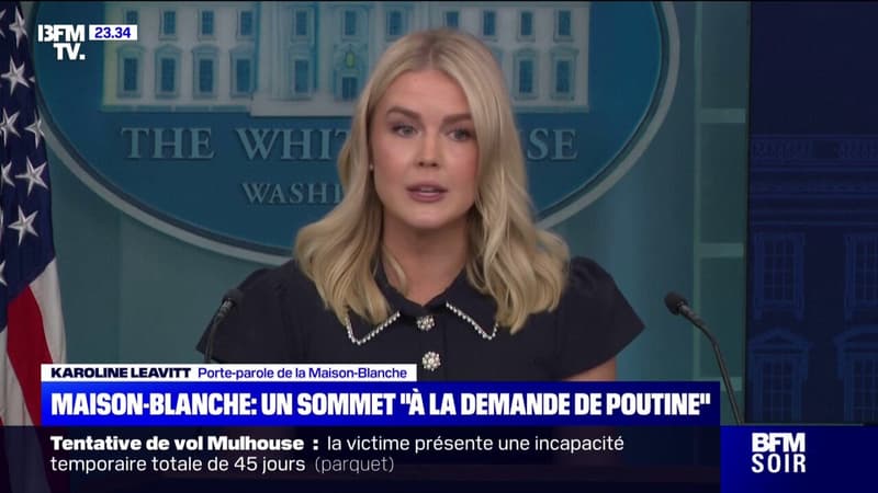 Rencontre Trump/Poutine: la porte-parole du président américain parle d'un sommet 