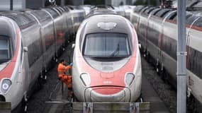 Un train suisse - Image d'illustration 