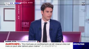 "Il y a des denrées qui sont périssables": Gabriel Attal explique le choix des commerces qui peuvent ouvrir