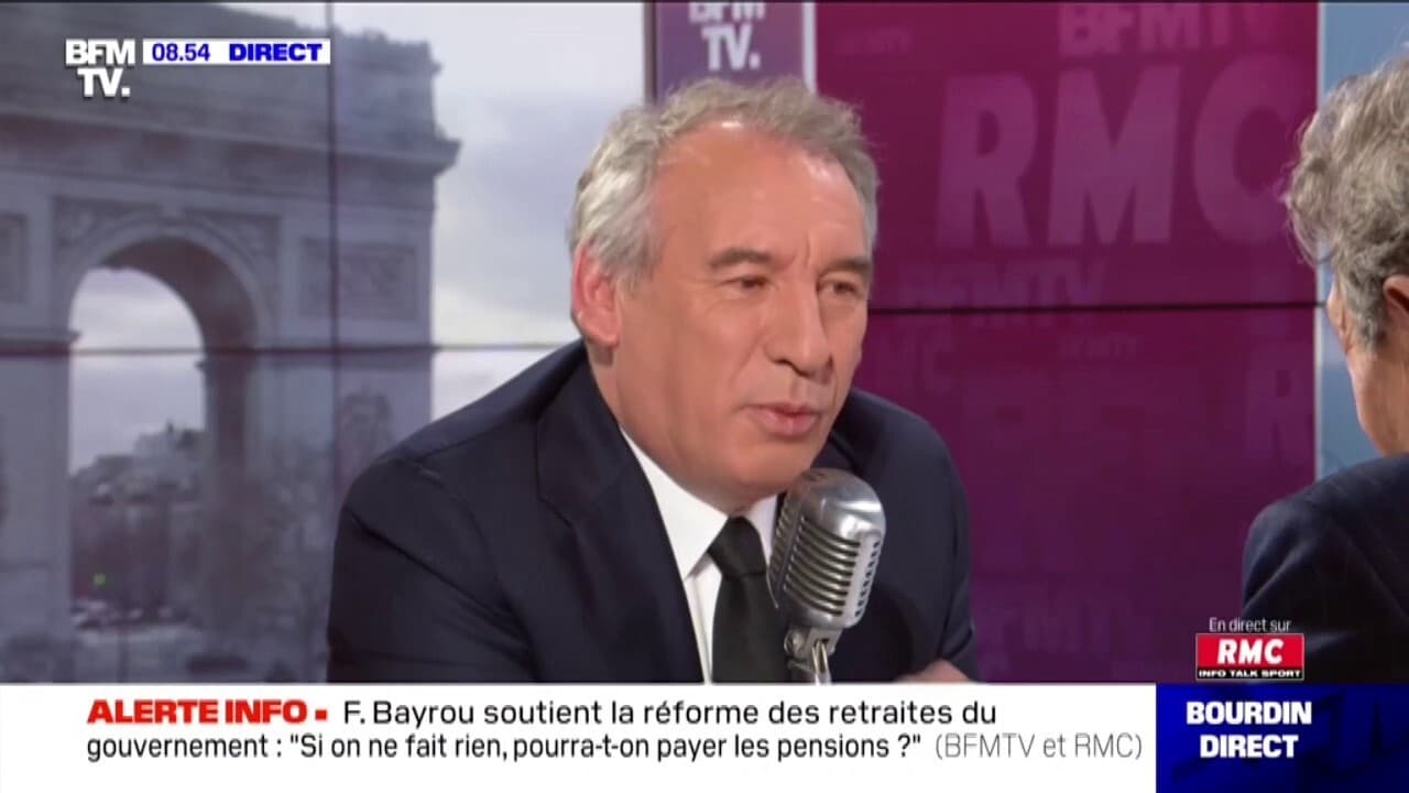 François Bayrou Répond Aux Questions De Jean-Jacques Bourdin à 8H30 Sur ...