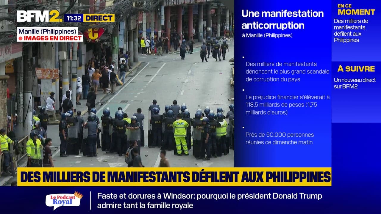 Des milliers de manifestants aux Philippines dénoncent le plus grand ...