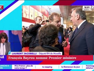François Bayrou Premier ministre : "Pas de censure", indique Laurent Jacobelli, député RN de Moselle