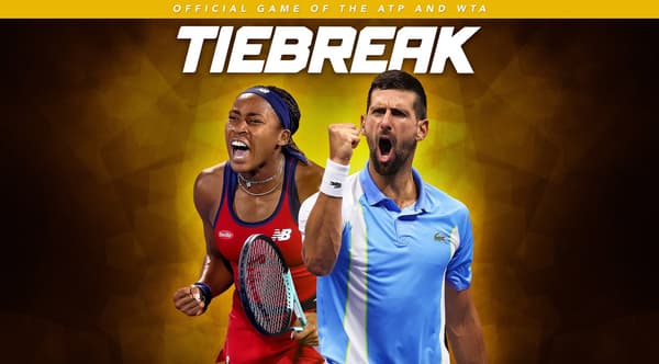 Le jeu Tiebreak avec Novak Djokovic et Coco Gauff en couverture
