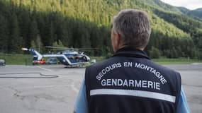 Un membre du Peloton de gendarmerie de haute montagne, le 10 août 2018 à Chamonix. (Photo d'illustration)