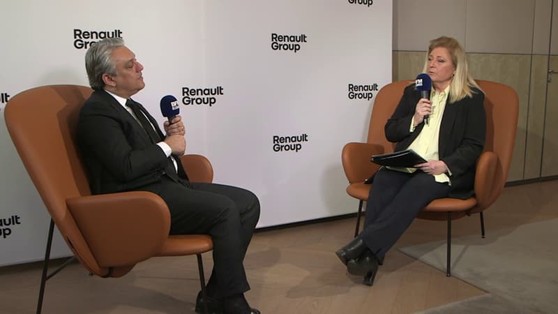 Résultats de Renault: le directeur général Luca de Meo répond aux questions d'Hedwige Chevrillon sur BFM Business