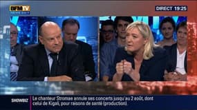 Marine Le Pen face à Jean-Marie Le Guen dans BFM Politique