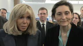 Brigitte Macron et Amélie Oudéa-Castéra le 17 avril 2023