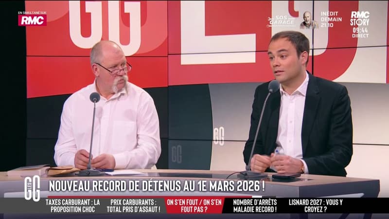 81.126 détenus en France au 1er mars, un record: "Il y a un manque de discernement chez les juges français quant à qui ils incarcèrent", assure Charles Consigny