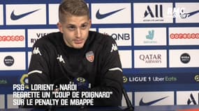 PSG - Lorient : Nardi regrette un "coup de poignard" sur le penalty de Mbappé