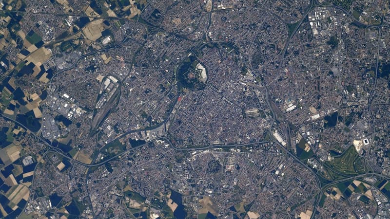 L'astronaute Shane Kimbrough a publié sur les réseaux sociaux, une photo de Lille vue de l'espace.