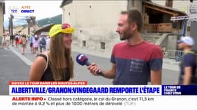 Tour de France: "une ambiance de dingue" lors de la 11e étape au col du Granon