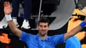 Novak Djokovic après son premier tour à l'Open d'Australie 2023