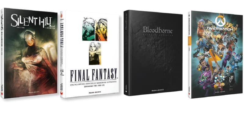 "Silent Hill", "Final Fantasy", "Bloodborne" ou encore "Overwatch" font l'objet de guides, beaux livres et Artbooks.