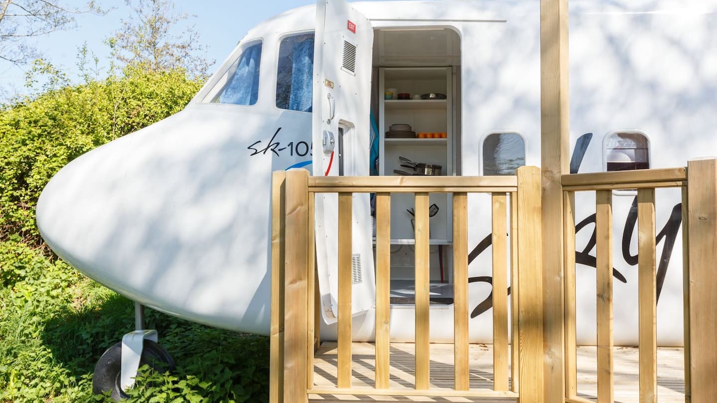 Il est possible de louer cet avion pour moins de 90 euros la nuit.