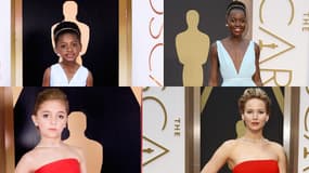 La robe Dior de Lupita Nyong'o ou celle de Jennifer Lawrence portées répliquées sur des enfants.