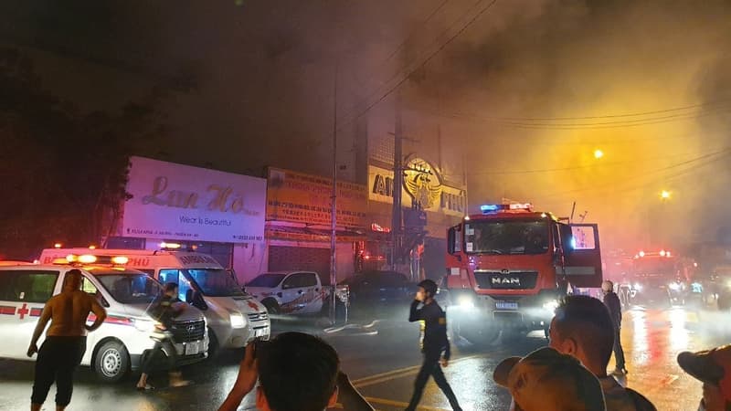 Vietnam: 12 morts et 11 blessés dans l'incendie d'un karaoké