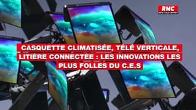 Casquette climatisée, télé verticale, litière connectée : les innovations les plus folles du C.E.S