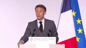 Emmanuel Macron: "Les interviews de Jean-Pierre Elkabbach entrèrent dans la légende de notre République"