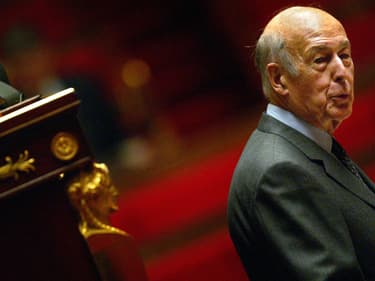 Valéry Giscard d'Estaing le 3 décembre 2002 à l'Assemblée nationale