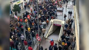 La manifestation à Rouen le 7 mars 2023