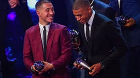 Hazard et Mbappé en 2018
